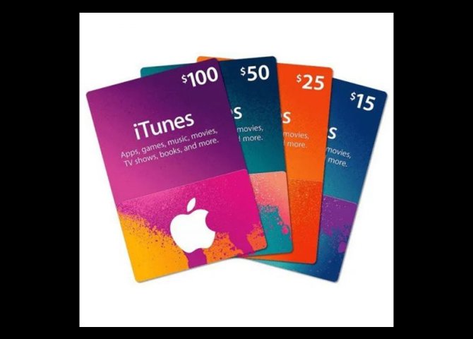 خرید اینترنتی گیفت کارت اپل (Apple Gift Card)