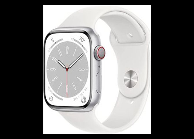 خرید اینترنتی ساعت هوشمند اپل مدل Apple Watch S8 آلومینیومی بند سیلیکون سایز 41 میلی متر