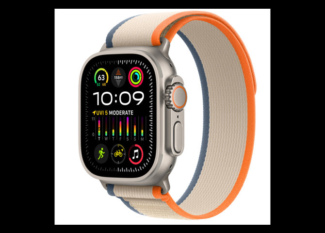 خرید اینترنتی ساعت هوشمند اپل مدل Apple Watch Ultra2 (تیتانیوم 49 میلی متری) با بند لوپ ترایل