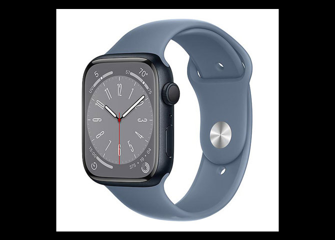 خرید اینترنتی ساعت هوشمند اپل مدل Apple Watch S8 مدل 41MM بدنه آلومینیوم با بند سیلیکونی