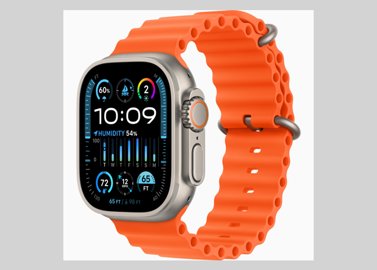 خرید اینترنتی ساعت هوشمند اپل مدل Apple Watch Ultra 2 تیتانیومی با اوشن بند نارنجی - ۴۹ میلی متری