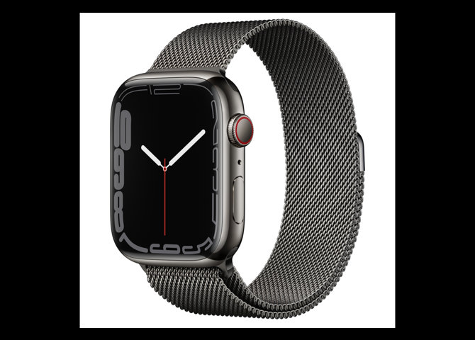 خرید اینترنتی ساعت هوشمند اپل مدل Apple Watch Series 7 بدنه استیل با بند میلانس لوپ- 45mm