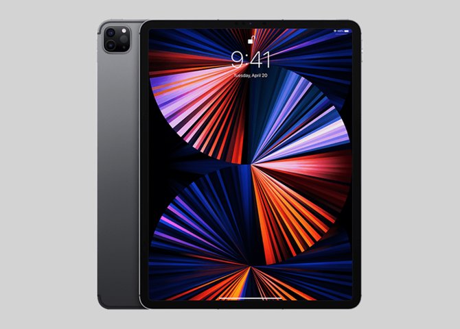 خرید آنلاین تبلت اپل مدل iPad Pro خاکستری ۱۲.۹ اینچ 1 ترابایت M1 2021 سیم کارت خور