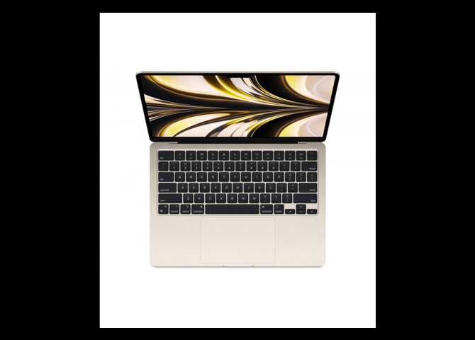 خرید آنلاین لپ تاپ اپل مدل MacBook Air 2022 اندازه ۱۳.۶ اینچی اپل با چیپ M2 مدل MLY23 رنگ استارلایت (Starlight) – 512 گیگ