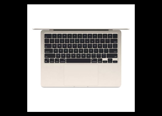 خرید آنلاین لپ تاپ اپل مدل MacBook Air 2024 اندازه 13 اینچی با چیپ M3 مدل MRXU3 رنگ استارلایت – 512 گیگ