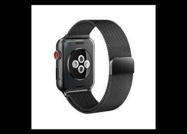 خرید اینترنتی بند فلزی اپل واچ مدل Milanese Loop مشکی