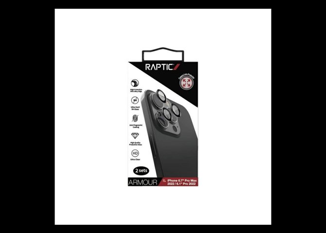 خرید اینترنتی محافظ لنز دوربین موبایل آیفون پک دو عددی برند RAPTIC ARMOUR 