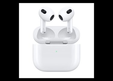 خرید اینترنتی هندزفری بی سیم اپل مدل AirPods 3 همراه با محفظه شارژ